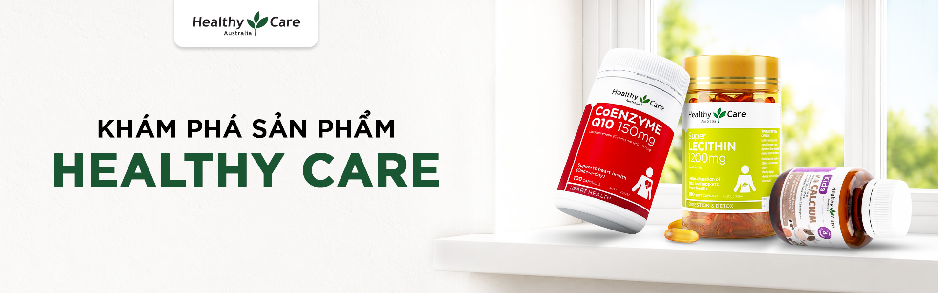 Banner Khám phá sản phẩm Healthy Care
